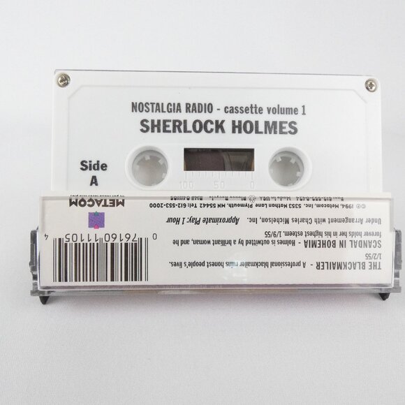 1994 Nostalgia Radio Set Sherlock Holmes Audio Book 6 Cassette Box Set Metacom - Picture 8 of 9